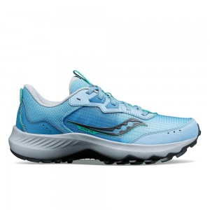 Saucony Aura TR Turquoise Grise | 14620-MJZT