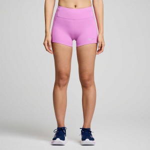 Saucony Fortify 3" Hot Short Violette | 29764-EKHZ