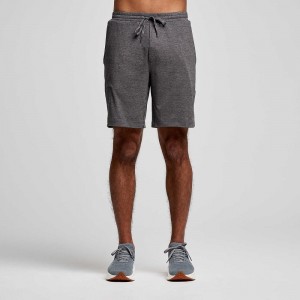 Saucony Triumph 8" Short Grise Foncé | 14670-ERGM